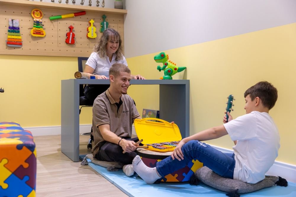 Sessão de musicoterapia em Blumenau